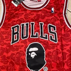 【新品】 A BATHING BAPE BULLS バスケ シャツ ジョーダン m14721771045_1.jpg?1715100980